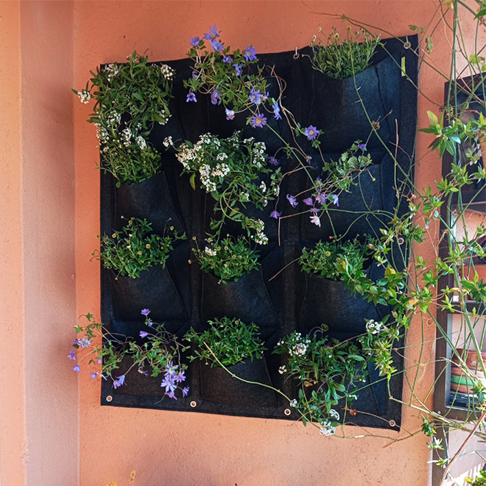 Jardín Vertical Fieltro Exterior 12 plantas